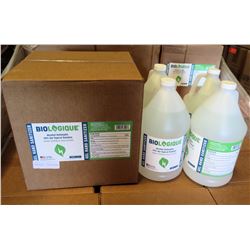 Qty 1 Box (4 qty 1-Gallon Bottles) Biologique Alcohol Sanitizer 70% Gel