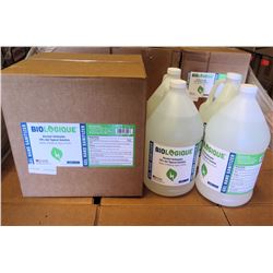 Qty 1 Box (4 qty 1-Gallon Bottles) Biologique Alcohol Sanitizer 70% Gel