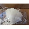 Image 2 : Qty 5 Packs (10/Pack) Disposable Face Masks, White Earloop (50 Masks Total)