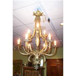 Gold bronze chandelier #1456017