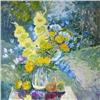 "Yellow Gladioluses" oil in impressionism #1456057