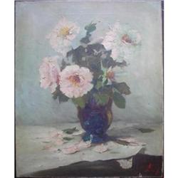 Marvellous European Painting, Flower Vase #1456222