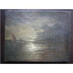 Rare Wonderful XIX Century Oil Painting #1456233