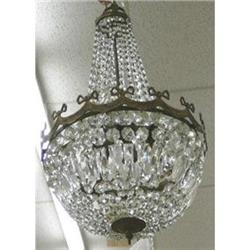 Beaded Crystal Chandelier Hanging Fixture #1456261