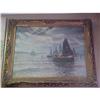 Image 1 : SEASCAPE ANTIQUE OIL PAINTING #1456276