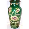 Image 1 : Hand Painted, Hand Blown, Art Glass Vase #1456372