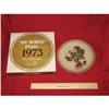 Image 1 : Globe Trotter Hummel Plate 1973 With Box #266 #1456410