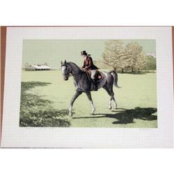 Mel Hunter, Saddlebred, Signed Lithograph #1456795