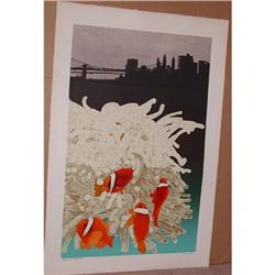 Michael Knigin, East River Dance, Signed Litho #1456803