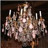 Image 1 : Exquisite French Bronze and Crystal Chandelier #1471127