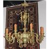 Image 1 : Incredible Art Nouveau Bronze Chandelier #1471174
