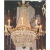 French Empire Crystal Beaded Chandelier #1471299