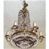 Gilt Bronze and Crystal Chandelier #1471333