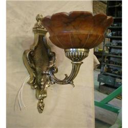 A pair of alabaster sconces #1471386