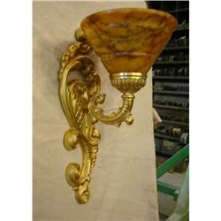 A pair of alabaster sconces #1471387