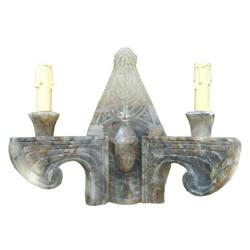 A pair of alabaster sconces #1471395