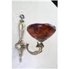 Image 1 : A pair of alabaster and bronze sconces #1471447