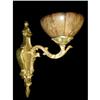 Image 1 : A pair of alabaster and bronze sconces #1471478