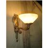 Image 1 : A pair of alabaster and bronze sconces #1471486