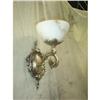 Image 1 : A pair of alabaster and bronze sconces #1471492