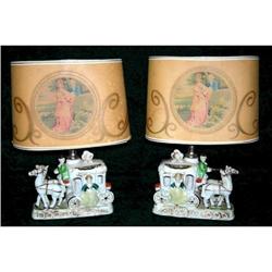 Cinderella, Horse and Carriage Table Lamps (2) #1485200