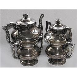 APOLLO Quadruple Plated Silver Tea Set #1485218
