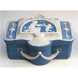 Schafer & Vate FAIRY Jasperware Powder Jar #1485256