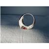 Image 1 : Rare Estate 14K WG Gold Diamond Pave Ruby Band #1485417