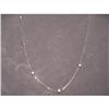 Image 1 : Estate 14K WG Gold Diamond Chain Necklace #1485564