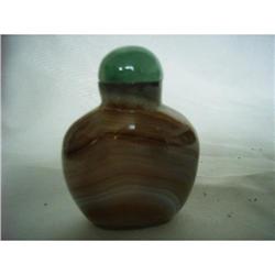 chinese agate snuff bottle #1485718