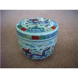 Chinese doucai porcelain jar #1485721