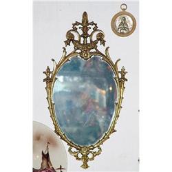 French Bronze frame Mirror #1485748