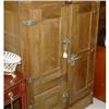 Image 1 : Large Double Oak Ice Box Refridgerator #1485757