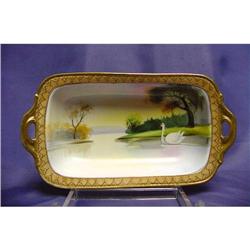 Nippon Scenic 7-1/4" Dish - Swan on Lake #1492217