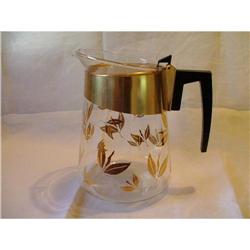 Douglas Flameproof Coffee Pot Gold Leaf #1492227