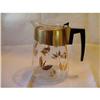 Image 1 : Douglas Flameproof Coffee Pot Gold Leaf #1492227