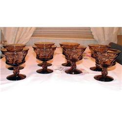 Eight Fostoria Jamestown Champagne or Sherbet #1492273