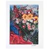 Image 1 : Chagall   Bouquet with Village #1492431