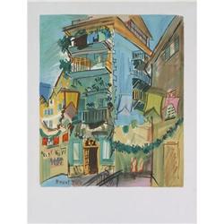 Dufy Vue du un Edifice a Honfleur #1492583