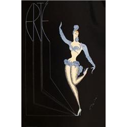 Colorful Erte Dancer in Blue #1492642