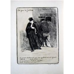 Beautiful Daumier Les Gens de Justice #1492654