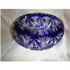 Blue to Clear Cut Crystal Candy Dish #1492831