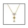 18K GOLD TRILOGY DIAMOND NECKLACE(was $330) #1492846