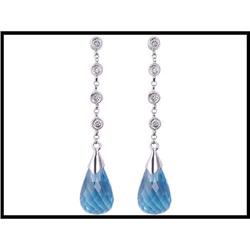 Fine Aquamarine Color Natural Topaz Diamond #1492855