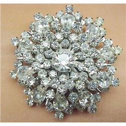 CLASSY CLEAR RHINESTONE - BROOCH #1492863