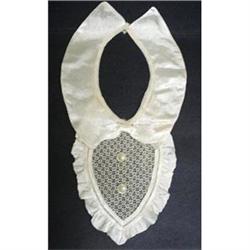 LOVELY VICTORIAN SATIN BIB COLLAR  #1492867