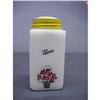  Old TIPP Milk Glass Range FLOUR Shaker #1492891