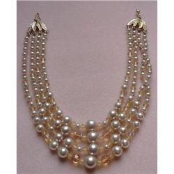 LOVELY 40's 3 STRAND NECKLACE #1492983
