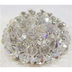  VINTAGE RHINESTONE BROOCH  #1492985