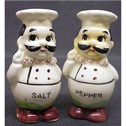 VINTAGE FIGURAL  -  SALT & PEPPER - CHEFS #1492990